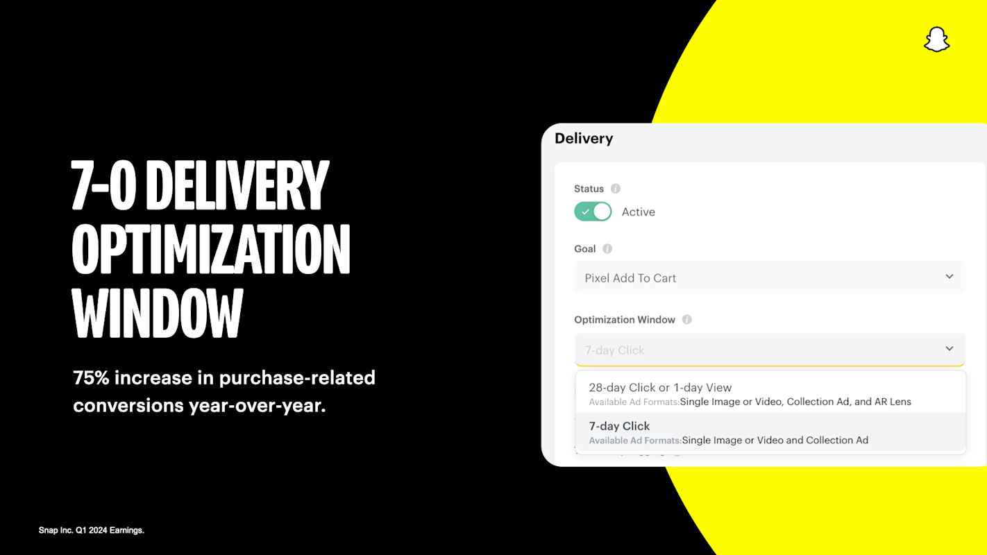 Snapchat 7-0 Delivery Optimization Window