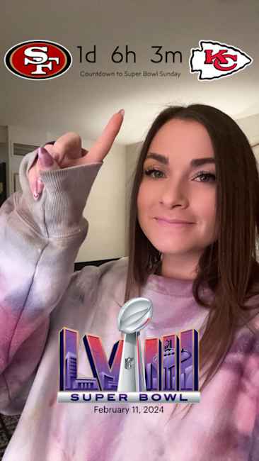 NFL AR Superbowl filter