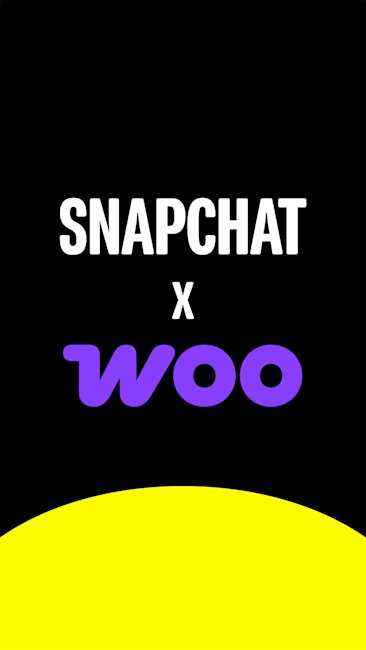 Snapchat x Woo graphic