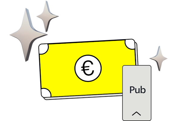 Illustration du coût publicitaire avec une carte de budget et un aperçu mobile liée à la tarification des Snapchat Ads.