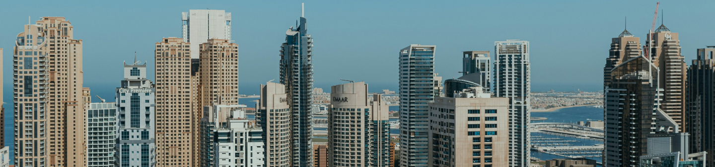 Dubai city skyline